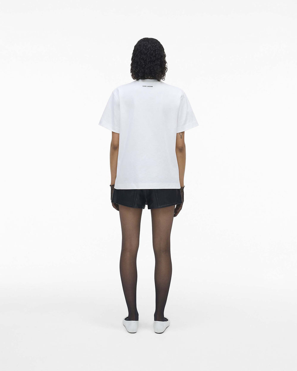 The Stripe Box Tee - White