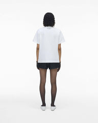 The Stripe Box Tee - White