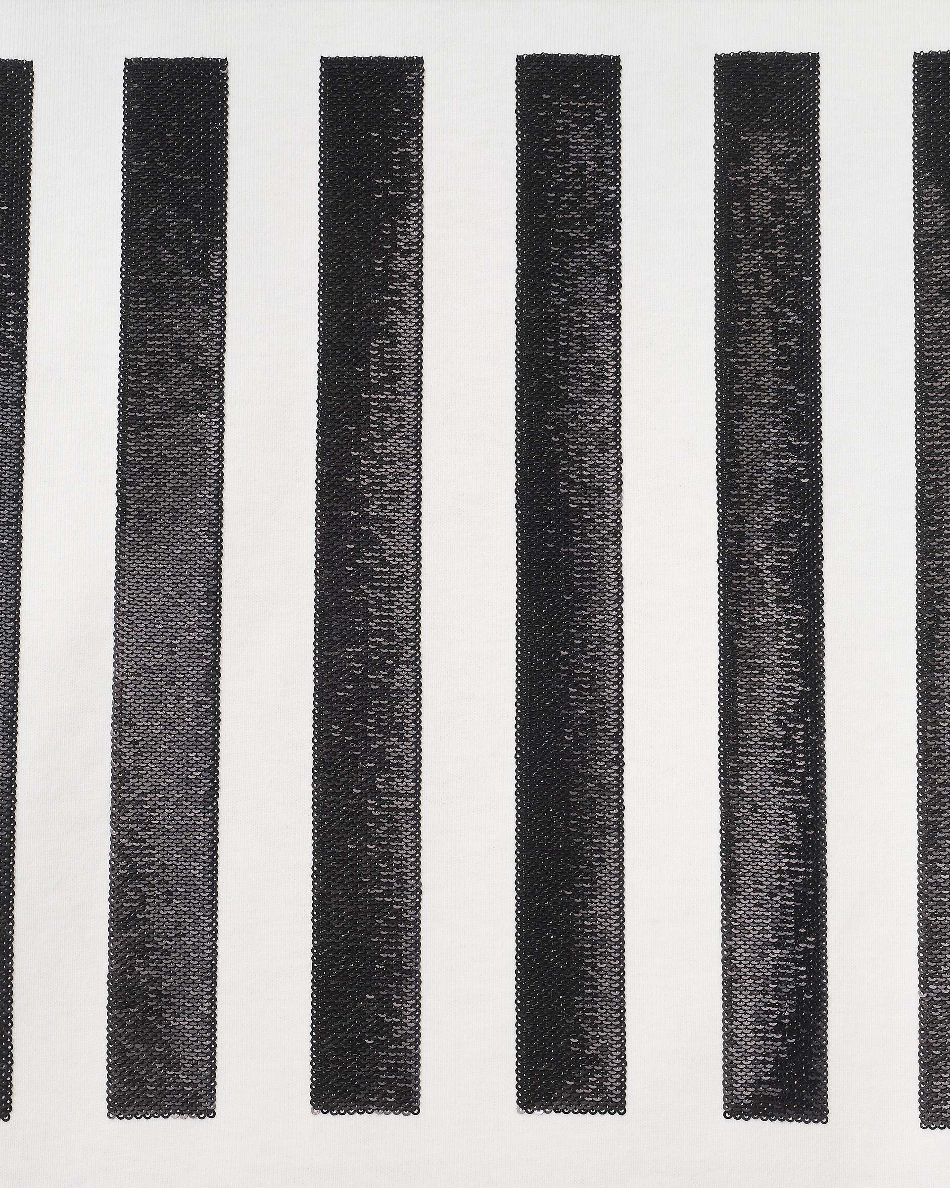 The Stripe Box Tee - White