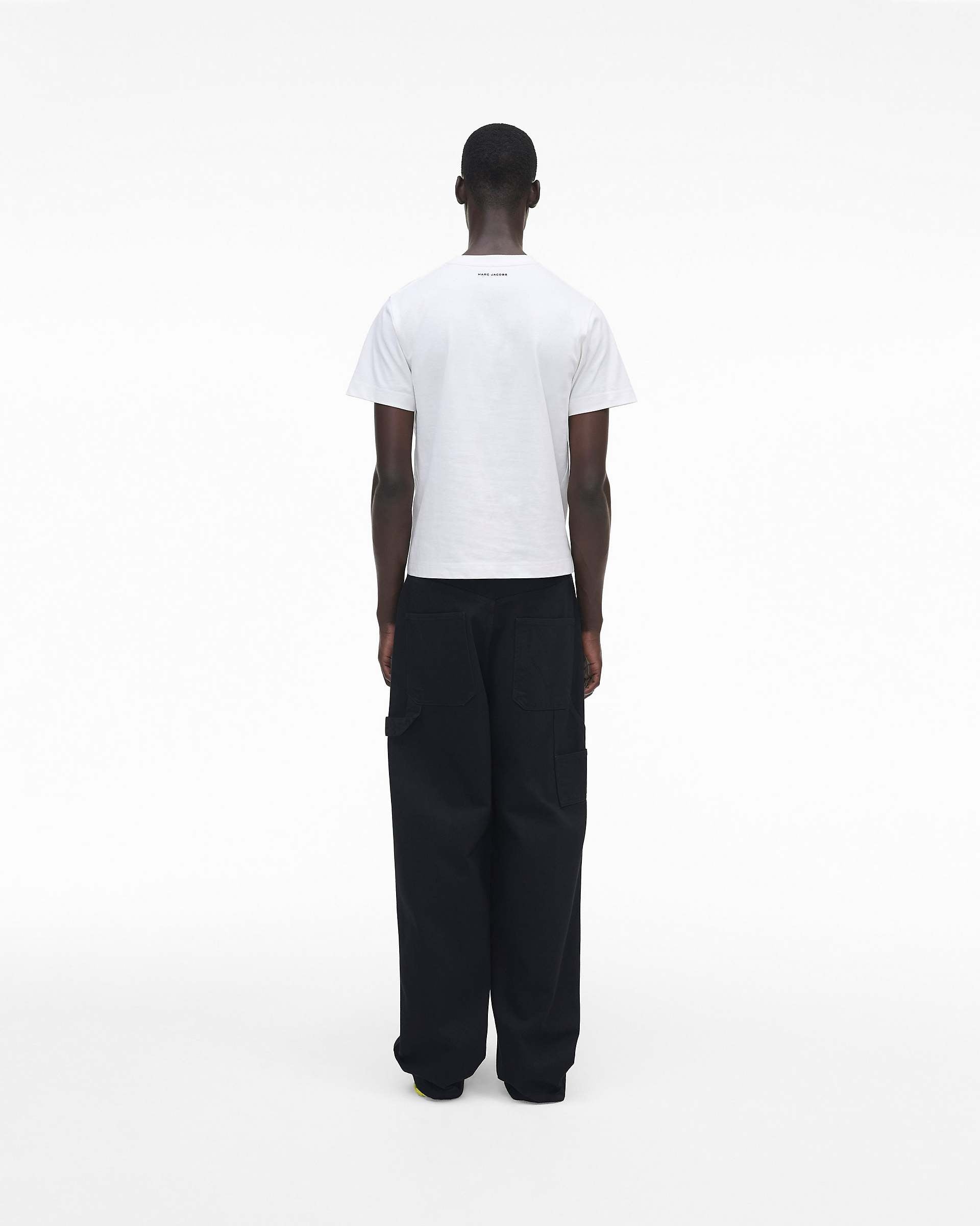 The Stripe Box Tee - White