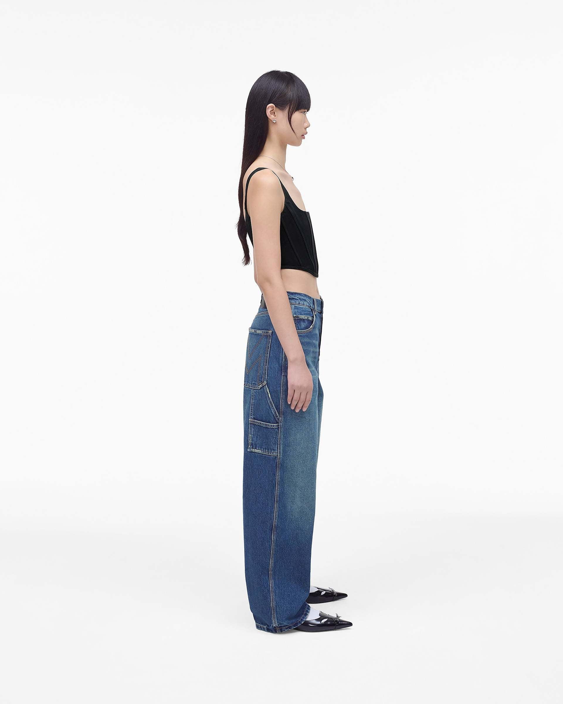 The Denim Bustier - Black