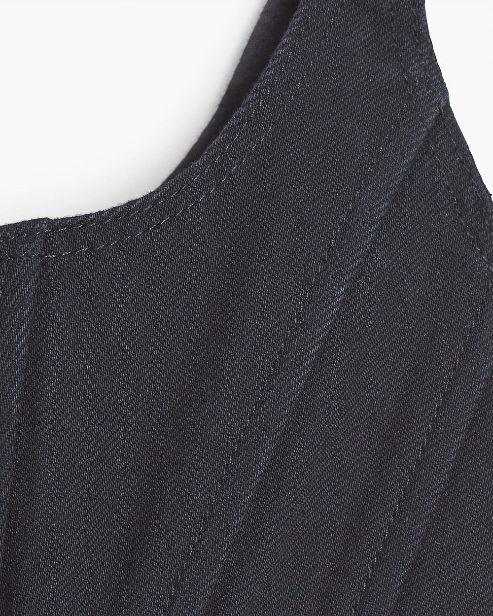 The Denim Bustier - Black