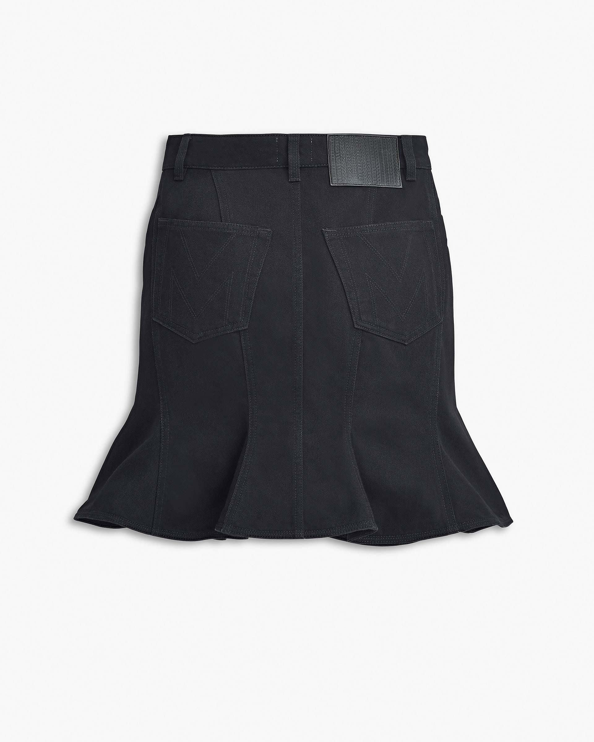 The Fluted Mini Skirt - Black