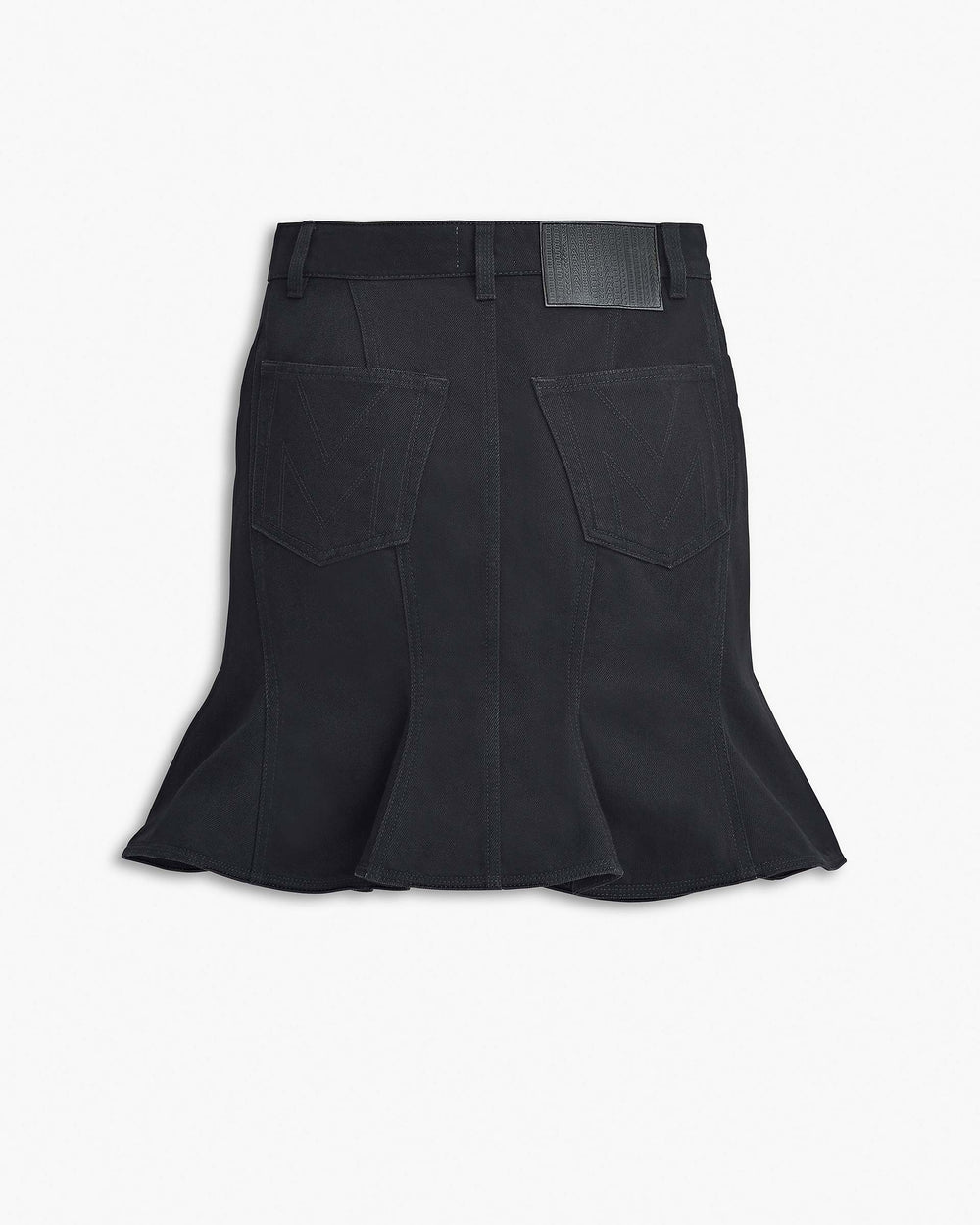 The Fluted Mini Skirt - Black