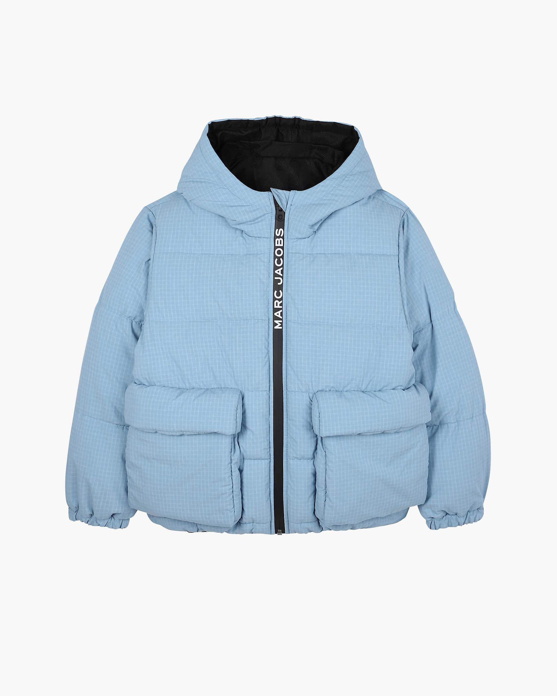 The Reversible Puffer Coat - Blue