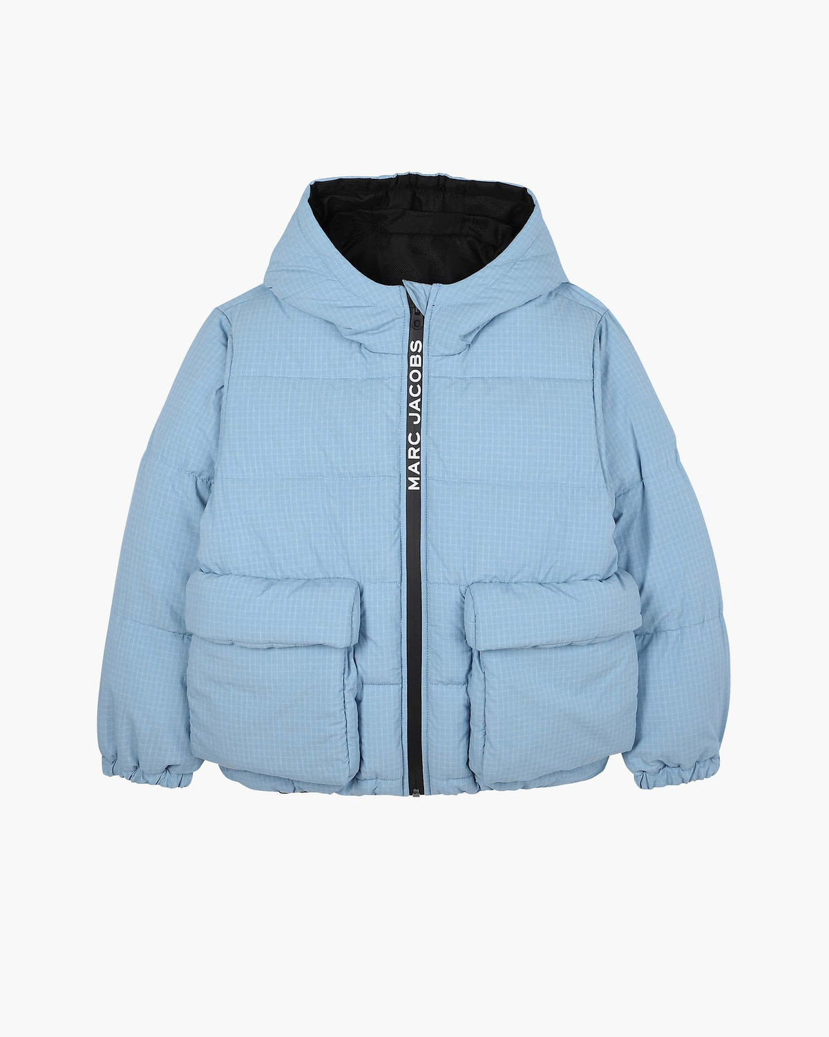 The Reversible Puffer Coat - Blue
