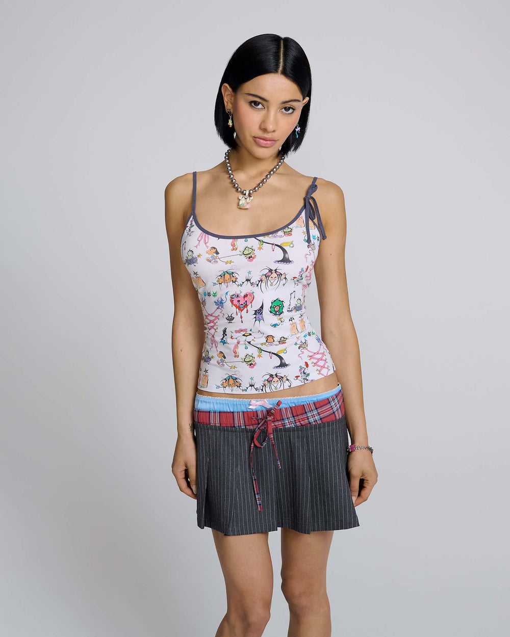 Characters Cami - White Multi