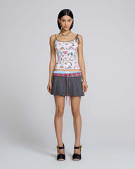Characters Cami - White Multi