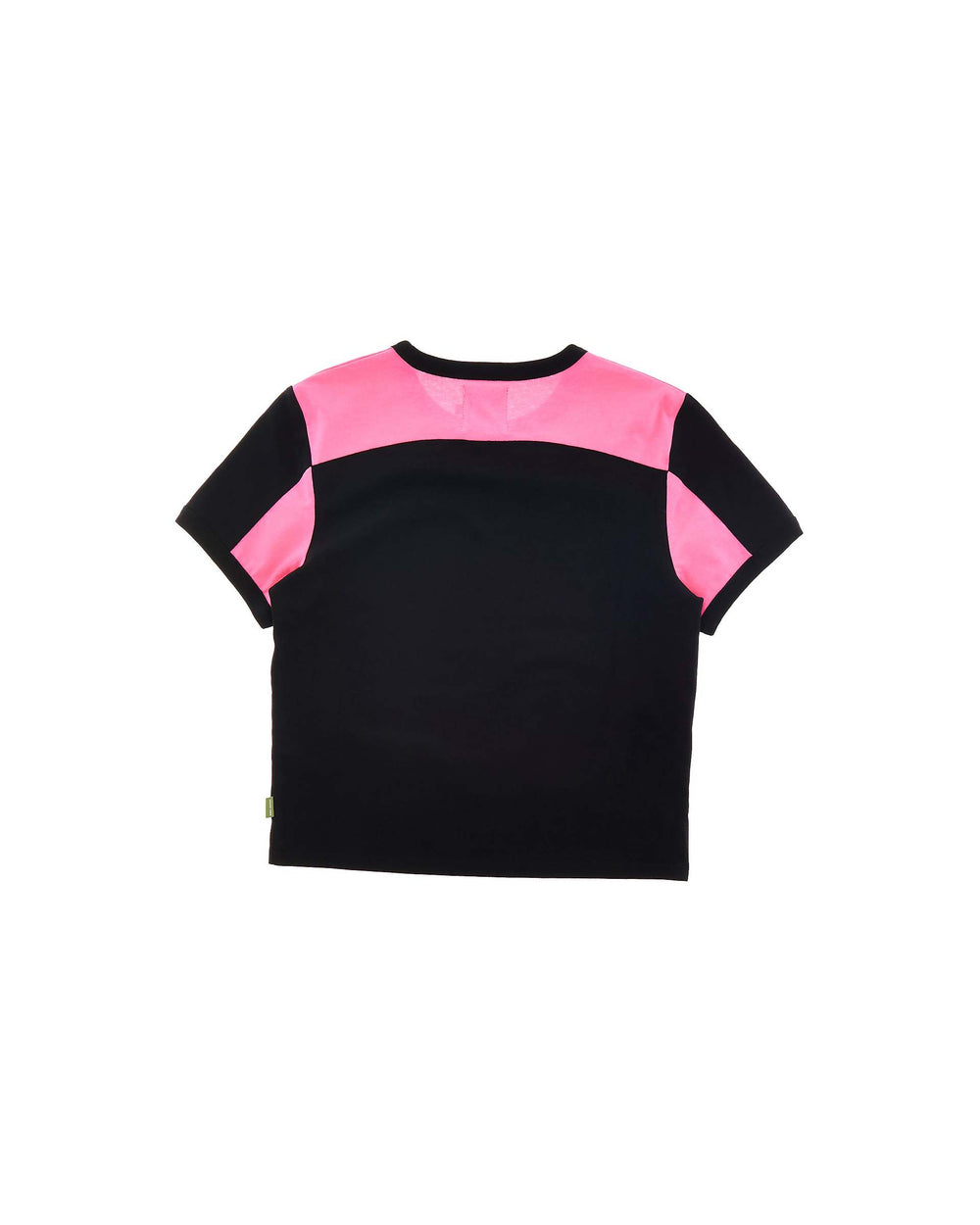 Do U Remember Panel Baby Tee - Black Multi