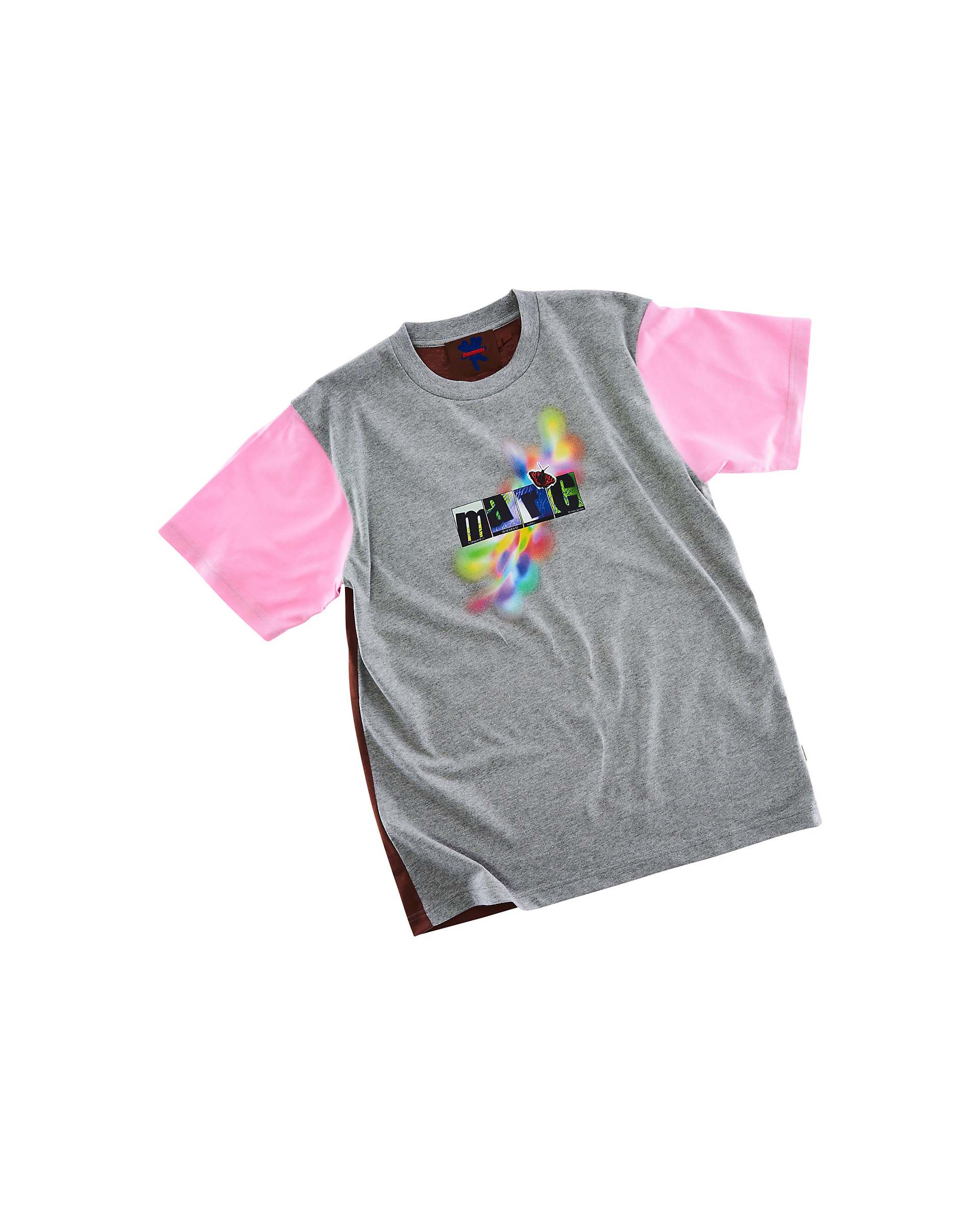Angry For Love Tee - Grey Melange Multi