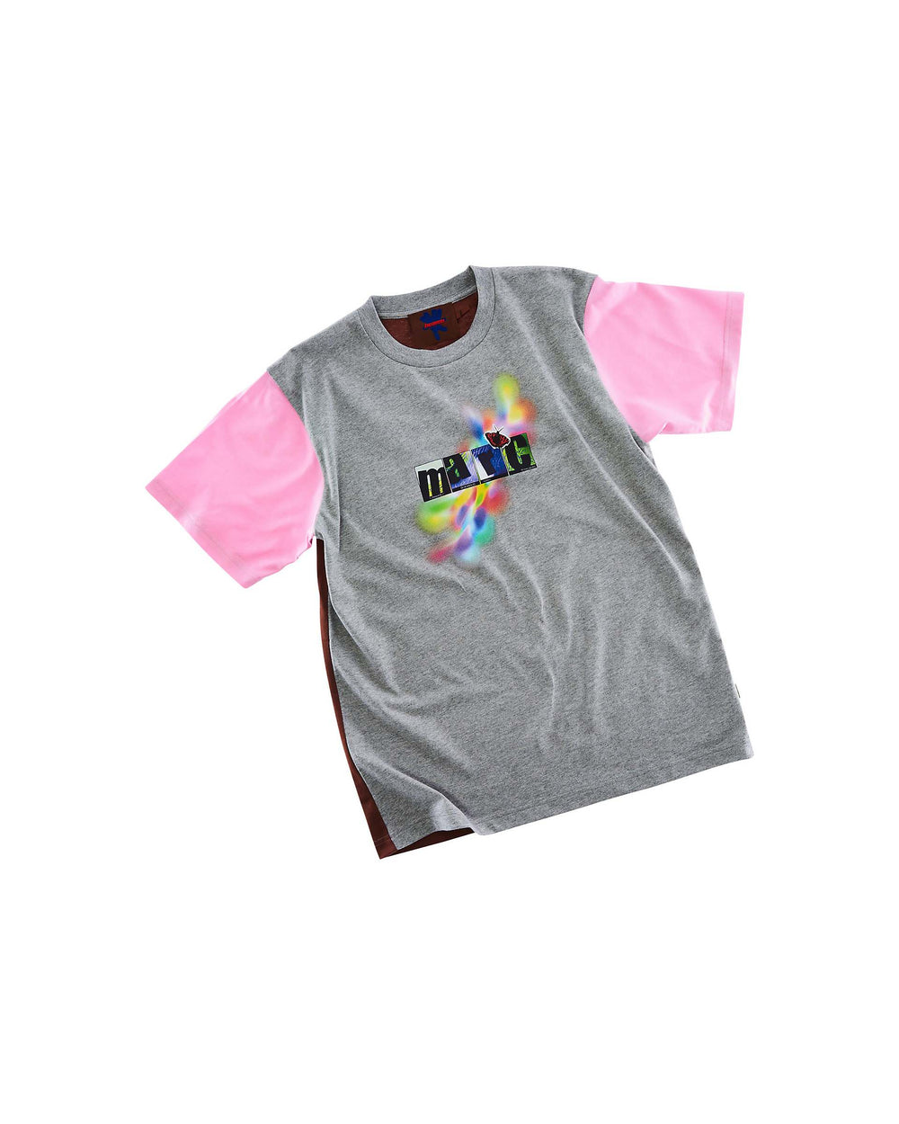 Angry For Love Tee - Grey Melange Multi