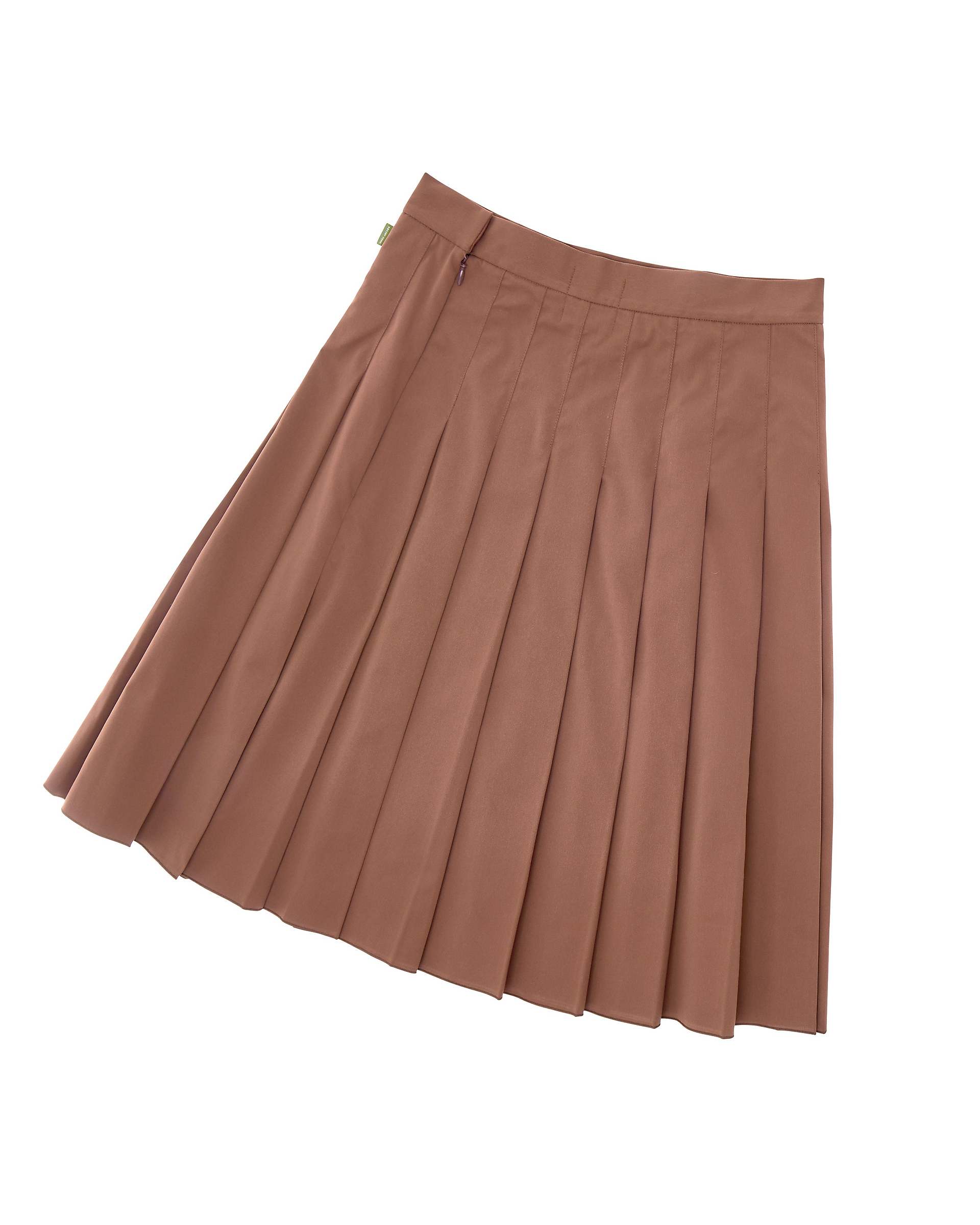 Pleated Skirt - Brown