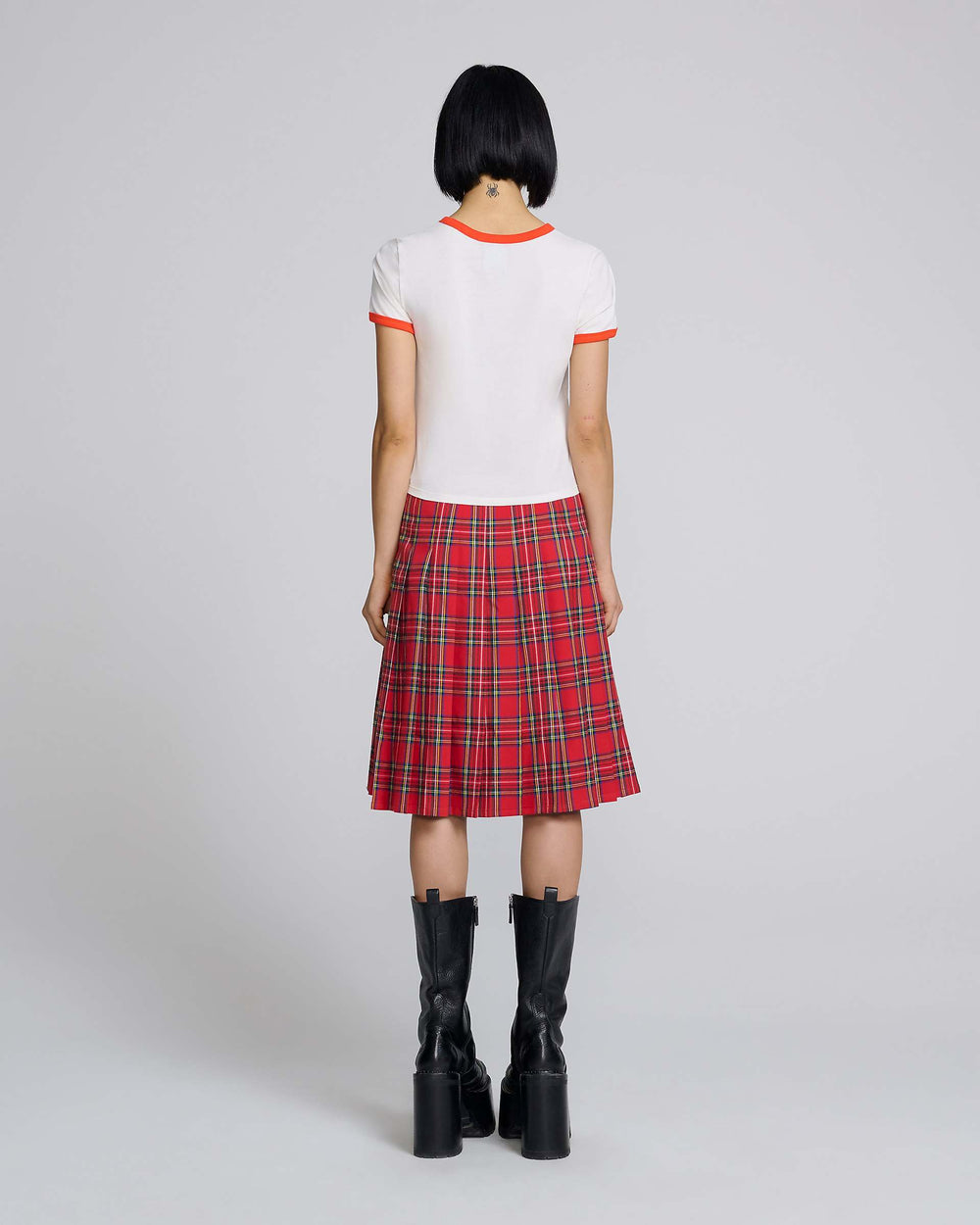 Eri Star Mesh Baby Tee - Chalk
