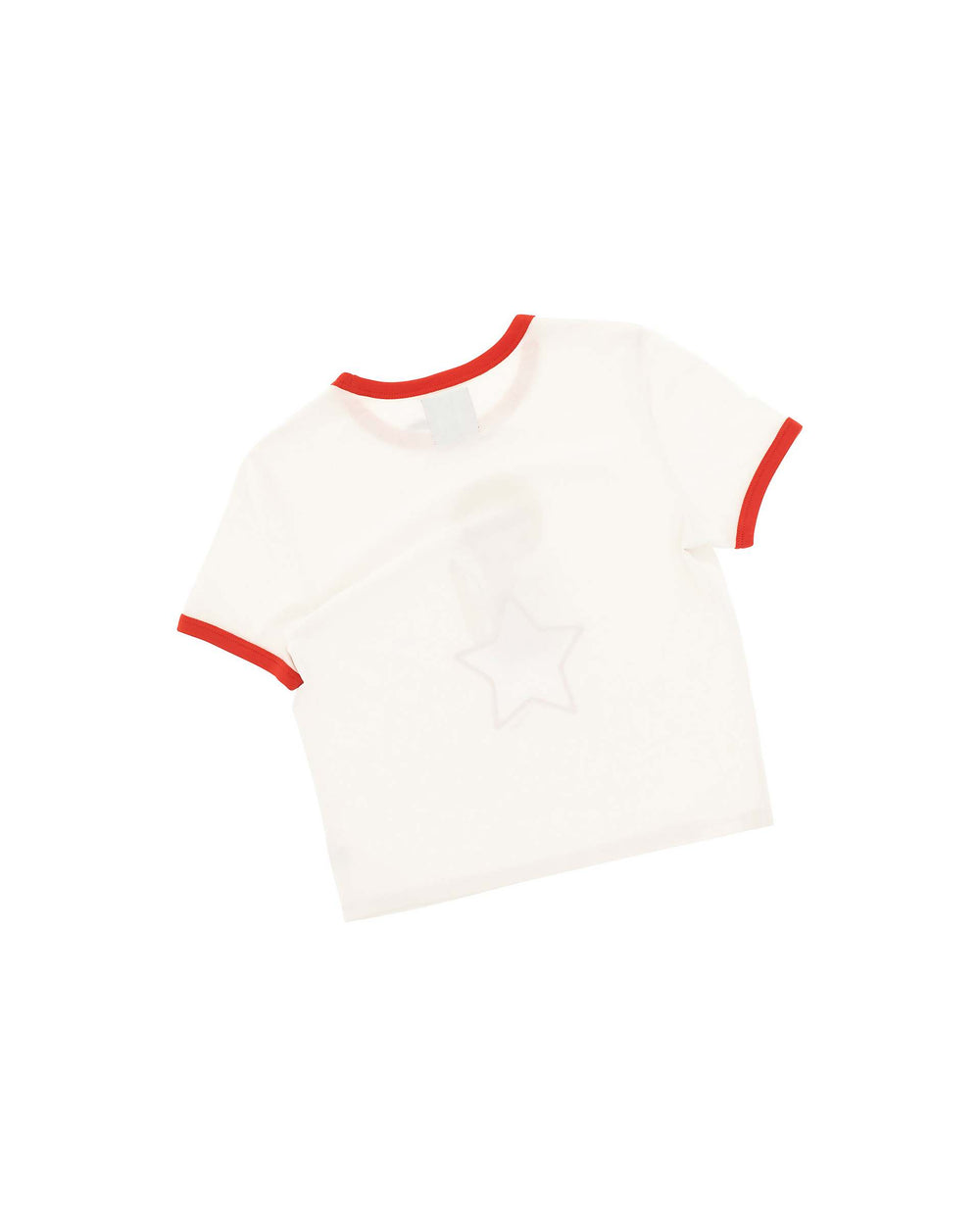 Eri Star Mesh Baby Tee - Chalk