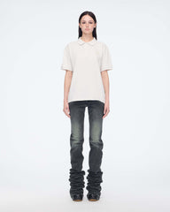 Tiny Teddy Polo - Chalk