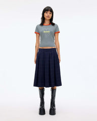 Heaven Logo Baby Tee - Grey