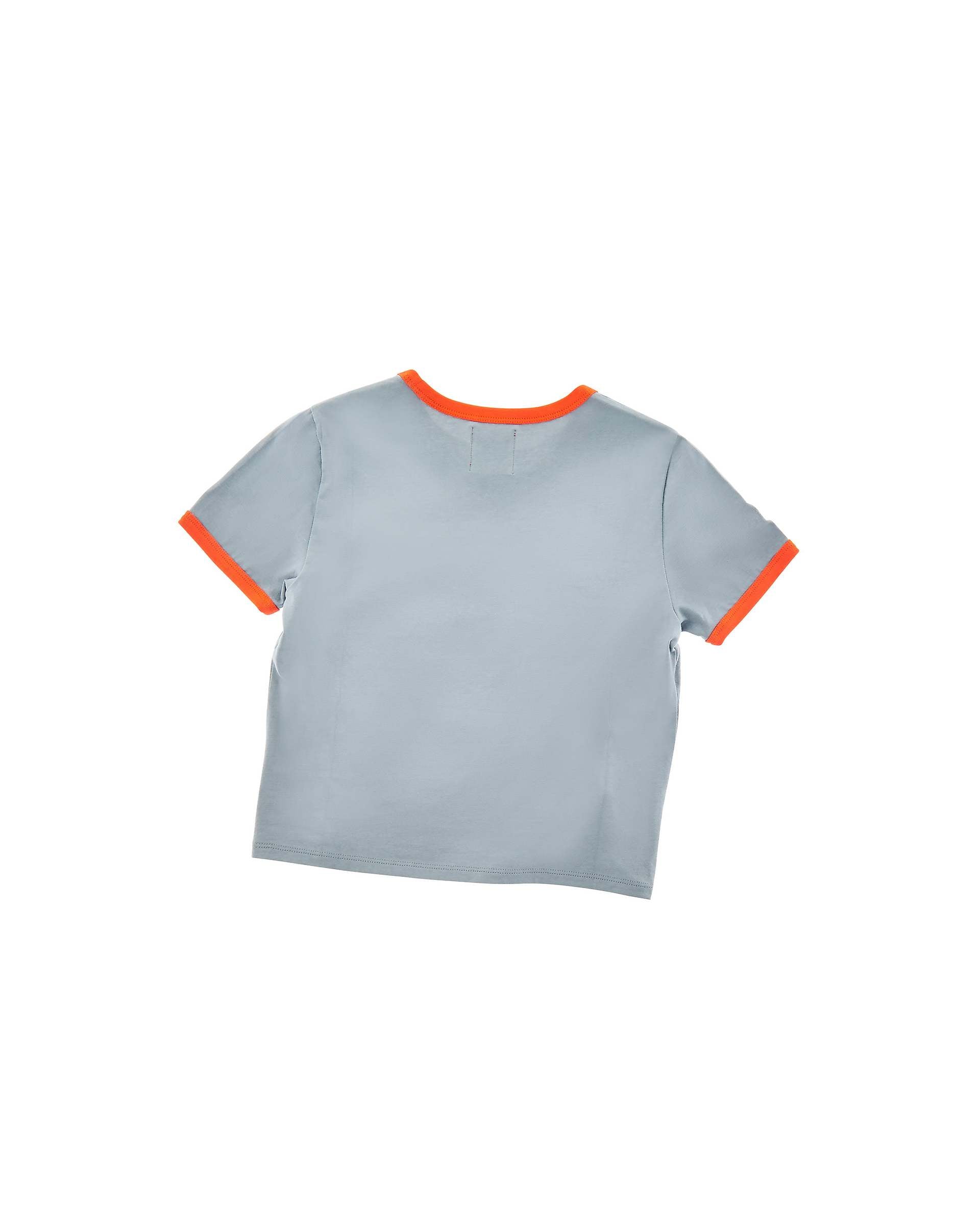 Heaven Logo Baby Tee - Grey
