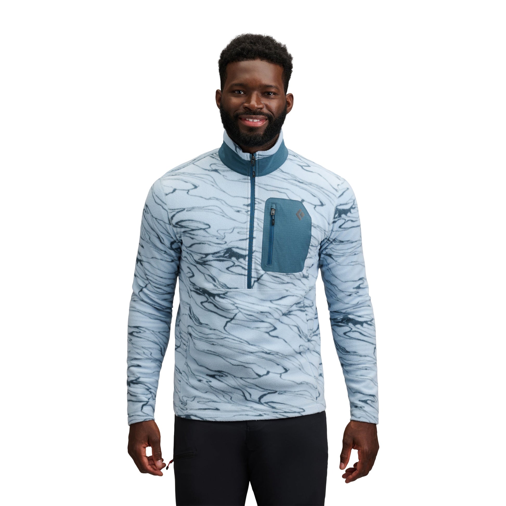 Black Diamond Men's Rift Half-Zip Fleece Jacket