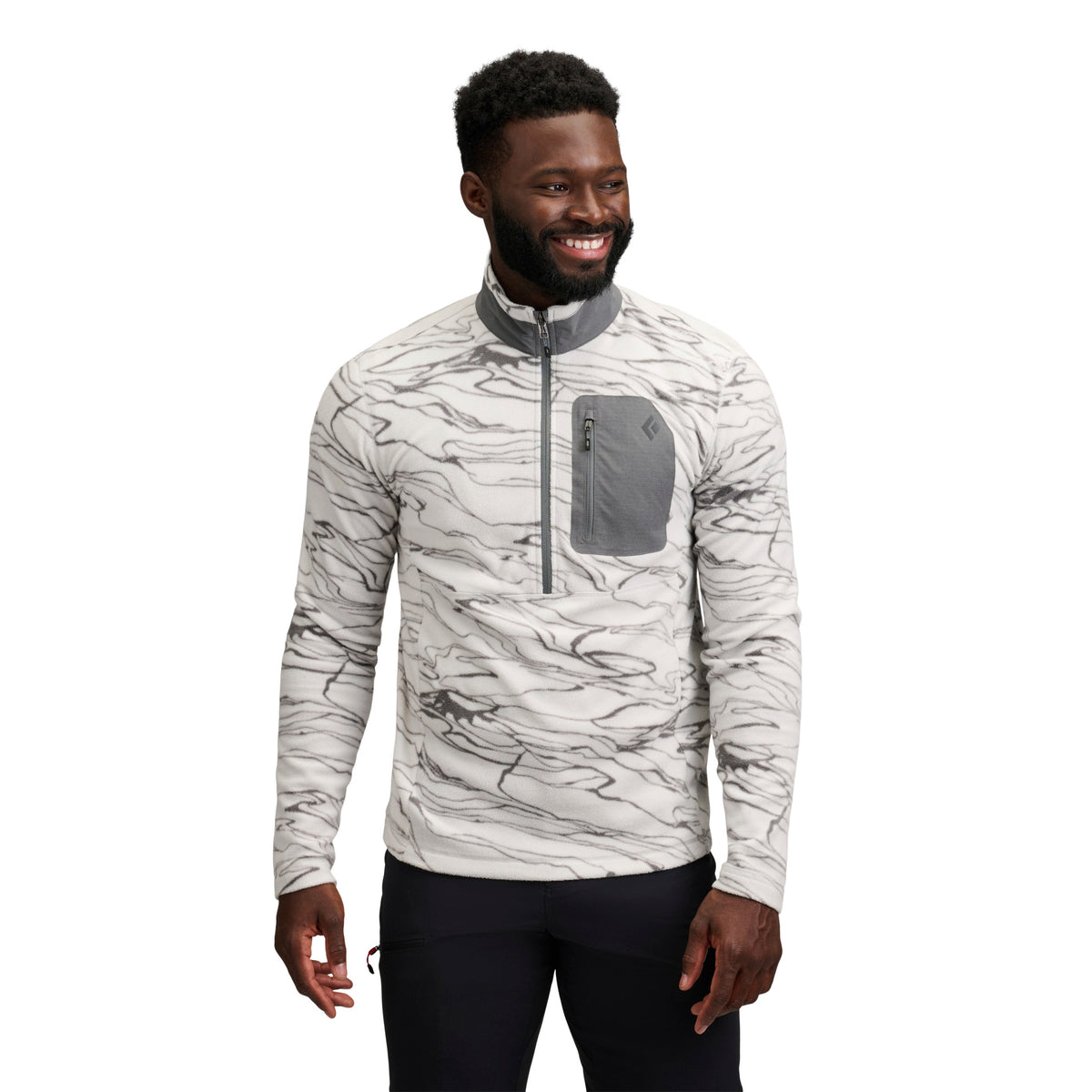Black Diamond Men's Rift Half-Zip Fleece Jacket