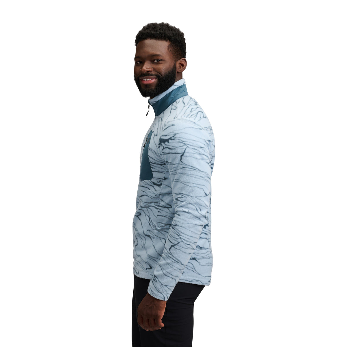 Black Diamond Men's Rift Half-Zip Fleece Jacket