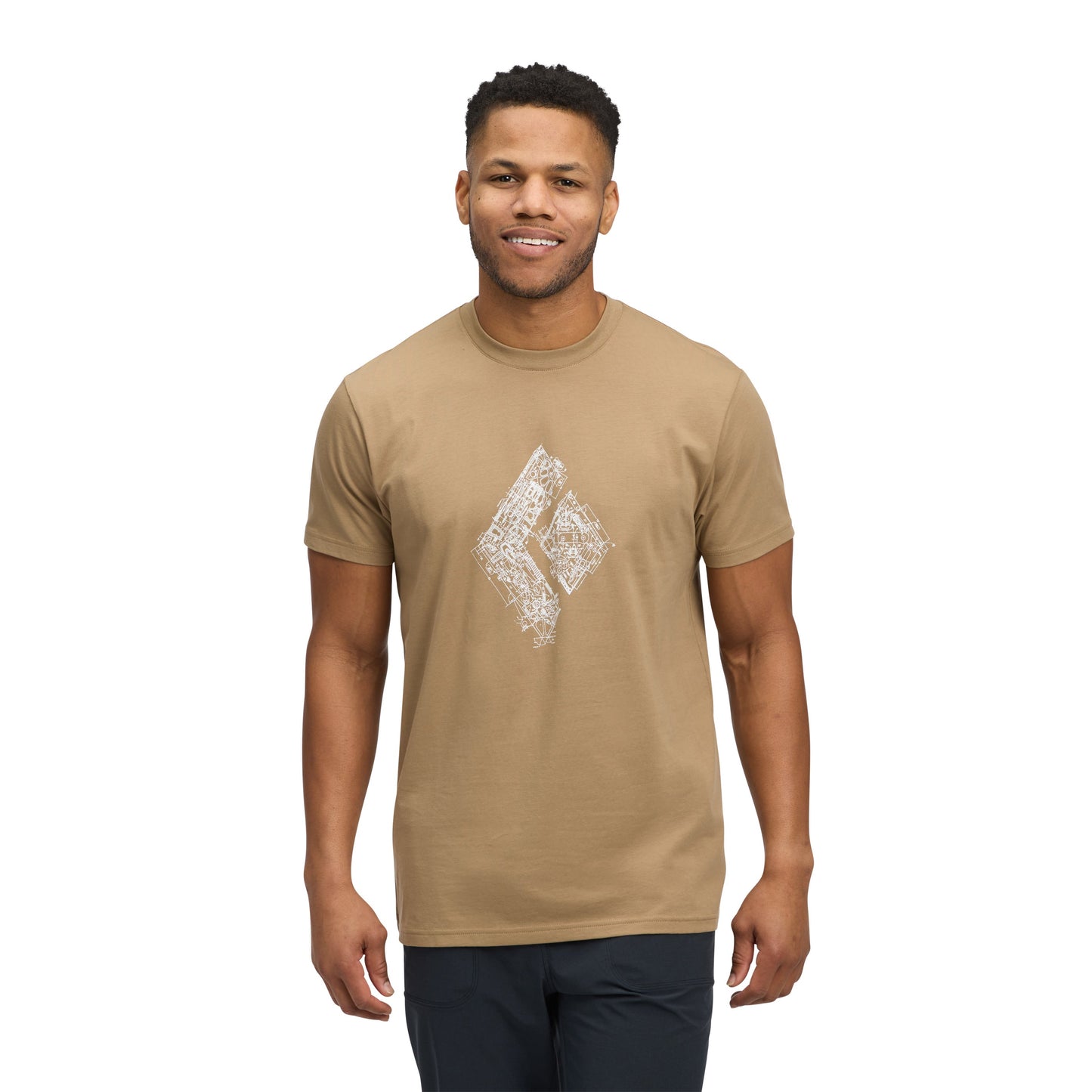 Black Diamond Men's Engineered Diamond Short Sleeve Tee