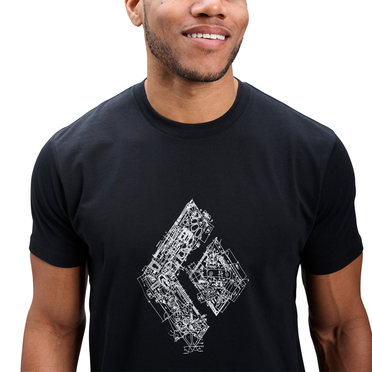 Black Diamond Men's Engineered Diamond Short Sleeve Tee