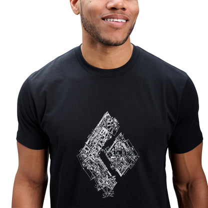 Black Diamond Men's Engineered Diamond Short Sleeve Tee