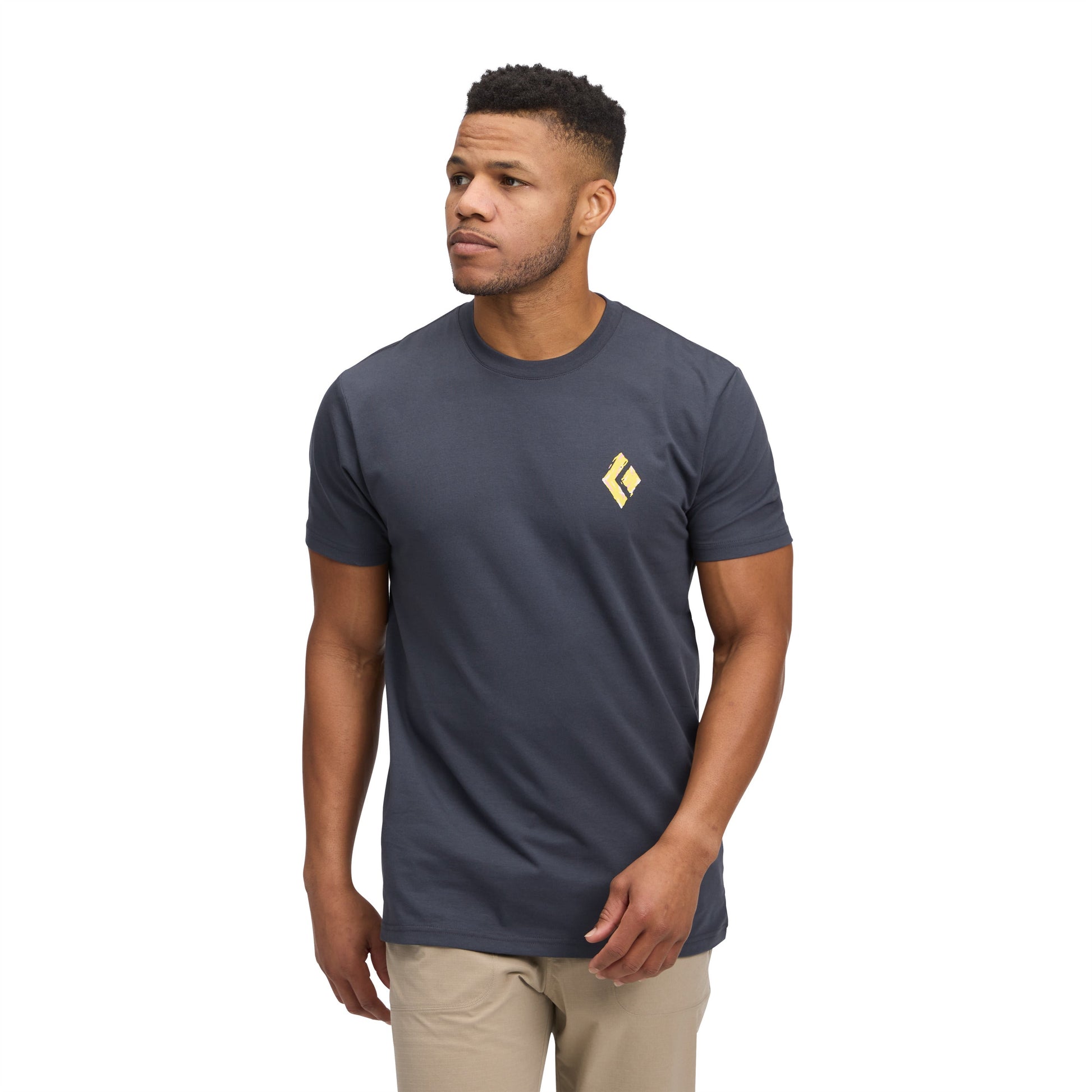 Black Diamond Men's Shredded Short Sleeve Tee