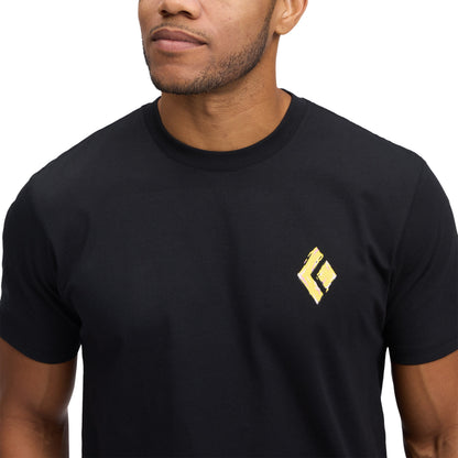 Black Diamond Men's Shredded Short Sleeve Tee