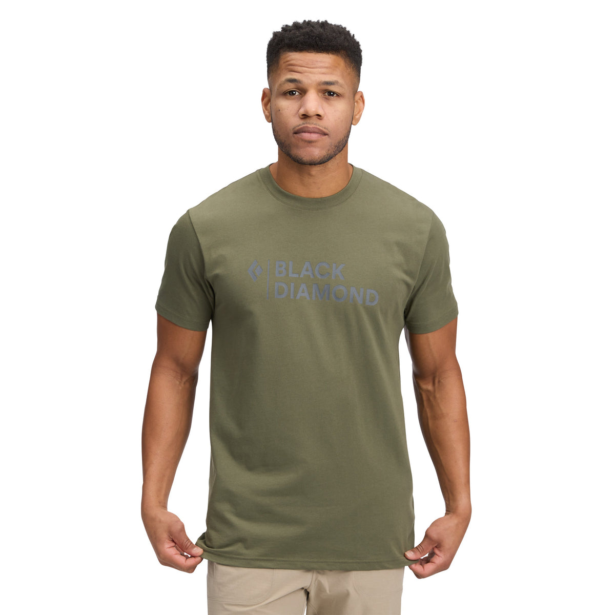 Black Diamond Men's Mini Stacked Short Sleeve Tee