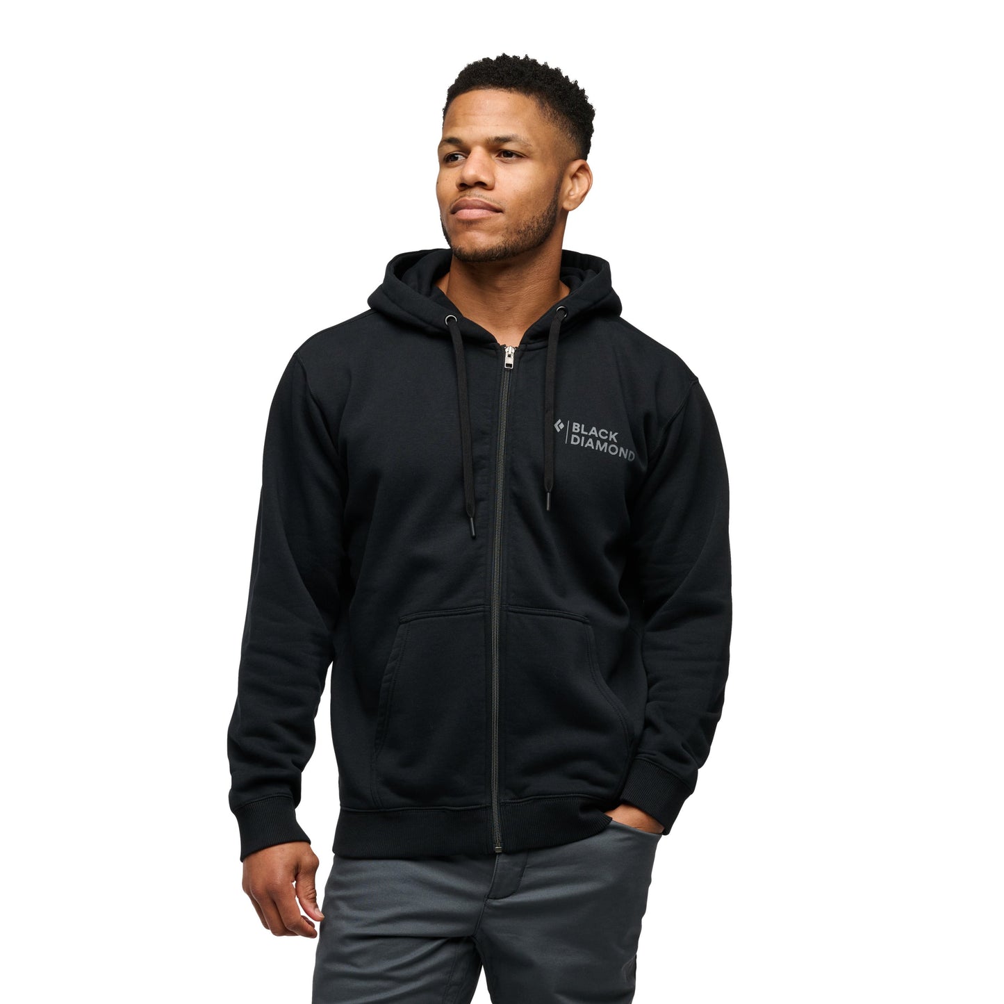Black Diamond Men's Mini Stacked Full Zip Hoody