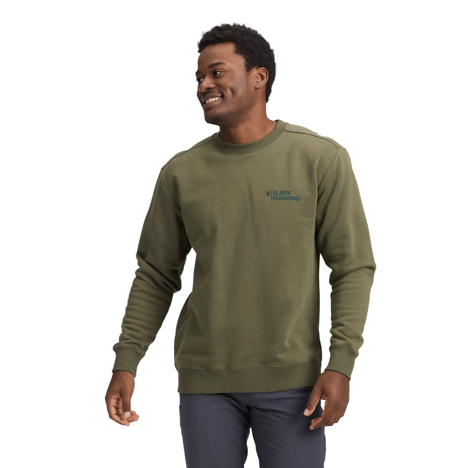 Black Diamond Men's Mini Stacked Crewneck