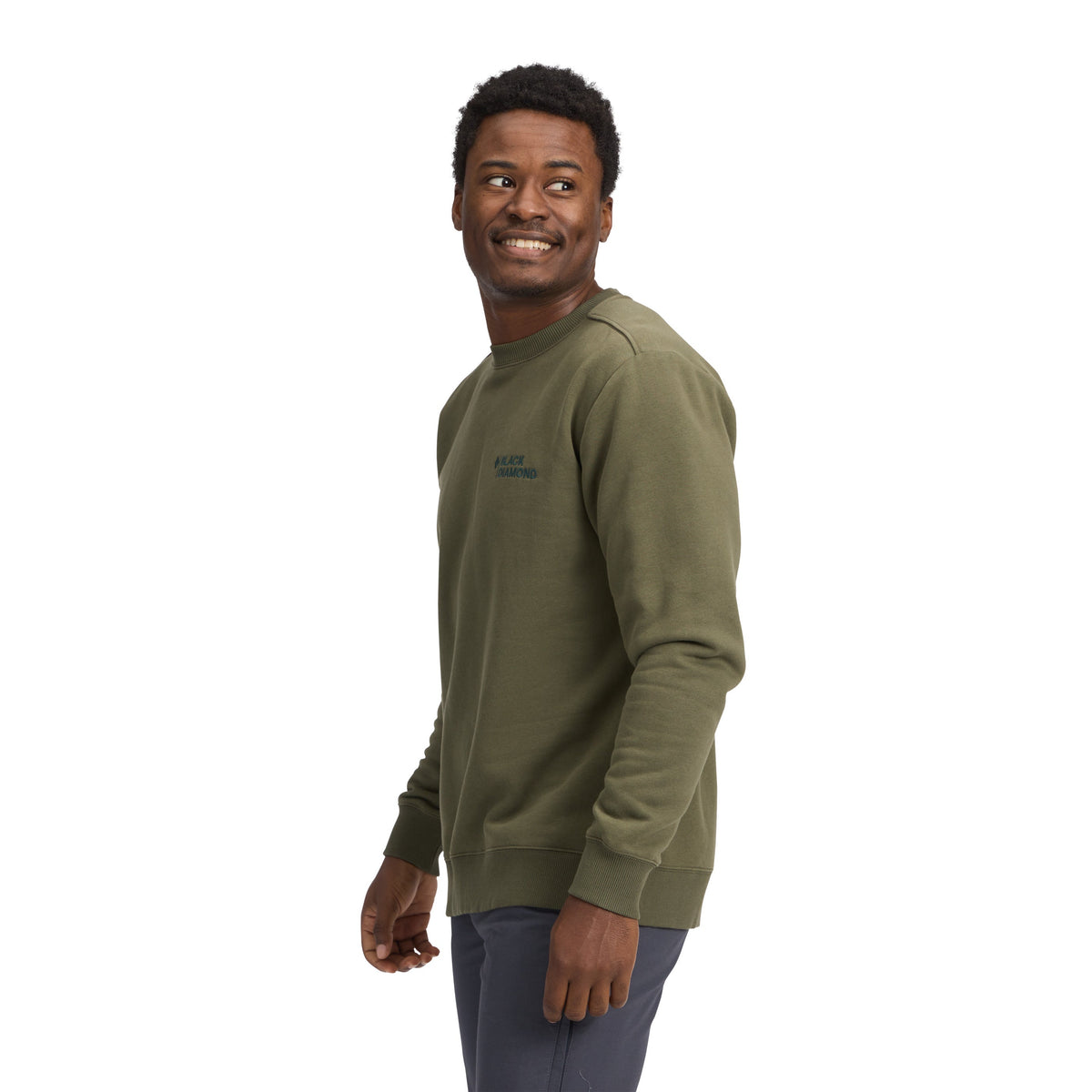 Black Diamond Men's Mini Stacked Crewneck