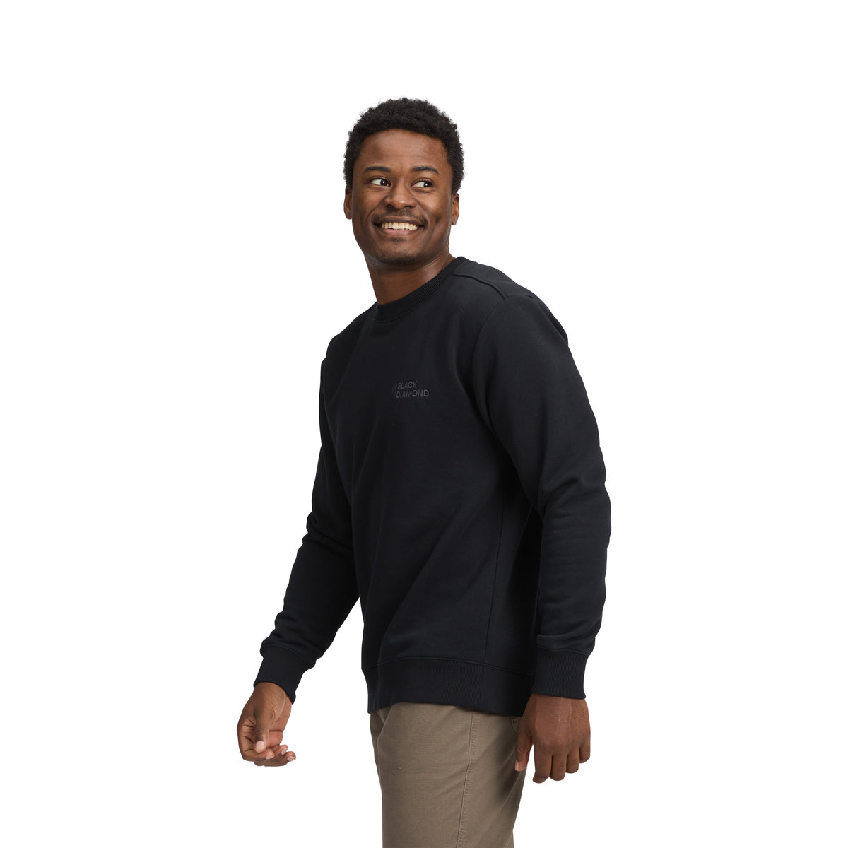 Black Diamond Men's Mini Stacked Crewneck