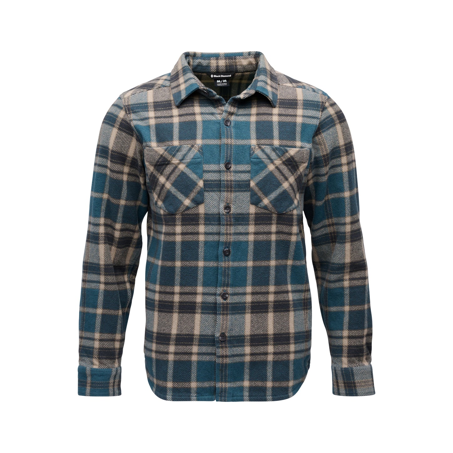Midnight Blue-Charcoal Plaid,S
