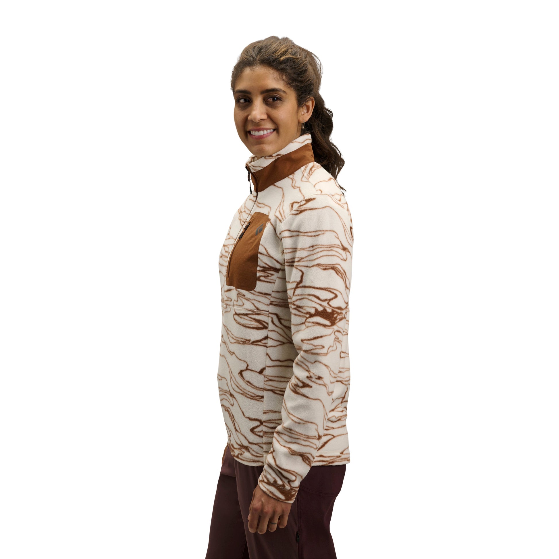Black Diamond Women's Rift Half-Zip Fleece Jacket