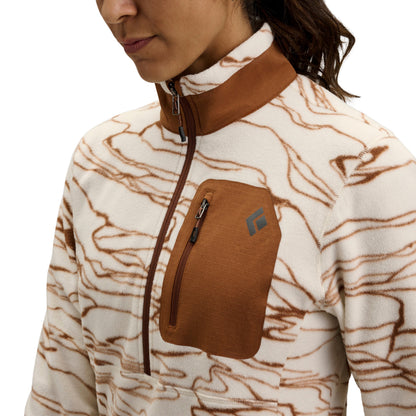Black Diamond Women's Rift Half-Zip Fleece Jacket
