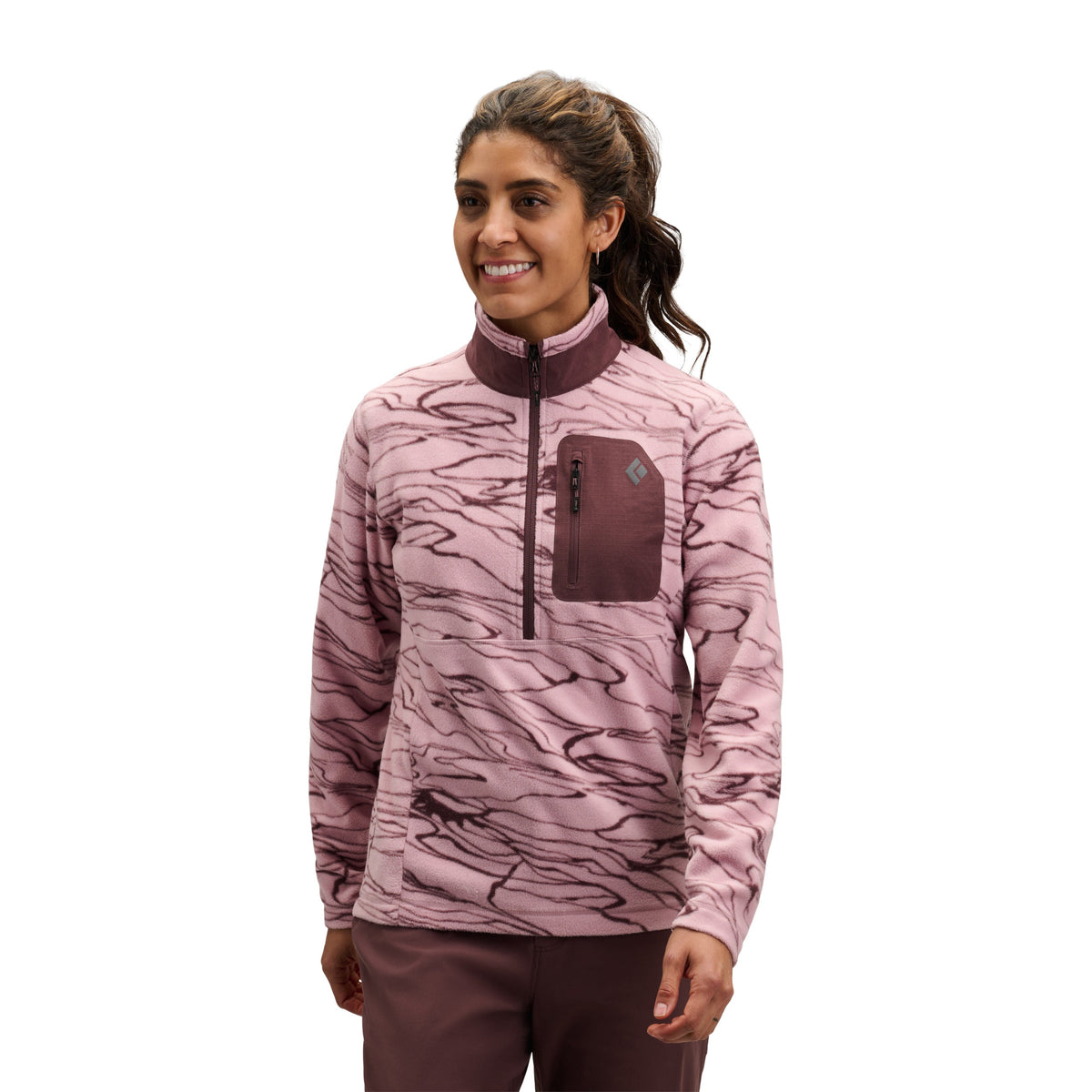 Black Diamond Women's Rift Half-Zip Fleece Jacket