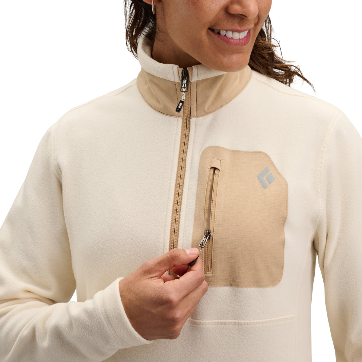 Black Diamond Women's Rift Half-Zip Fleece Jacket
