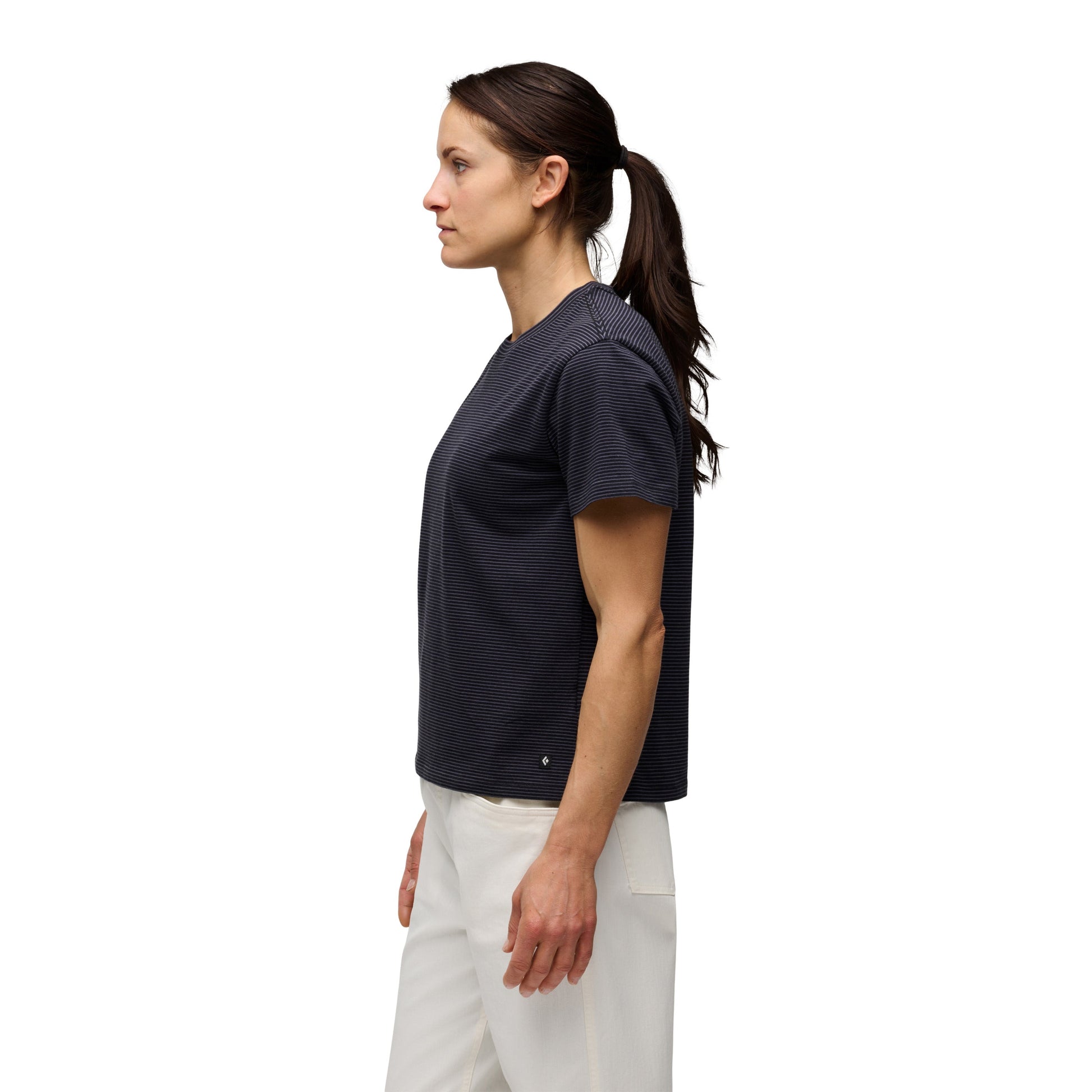 Black Diamond Women's BD Stripe Short Sleeve Tee Long