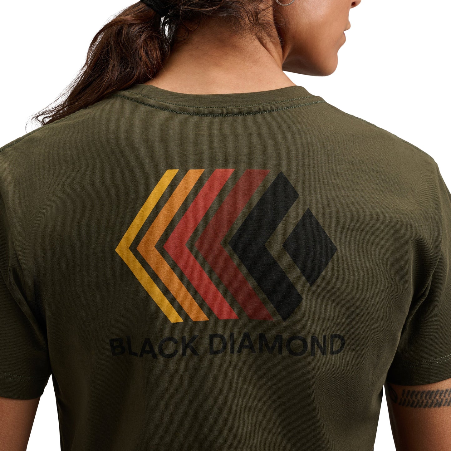 Black Diamond Women's Faded Crop Short Sleeve Tee