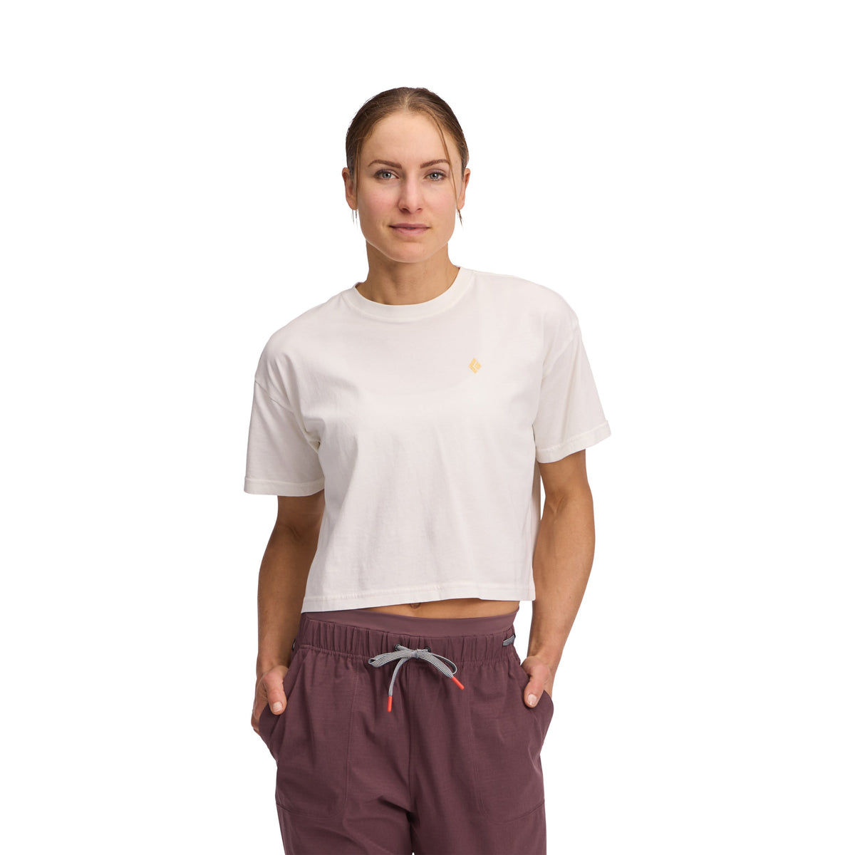 Black Diamond Women's Diamond Crop Short Sleeve Tee