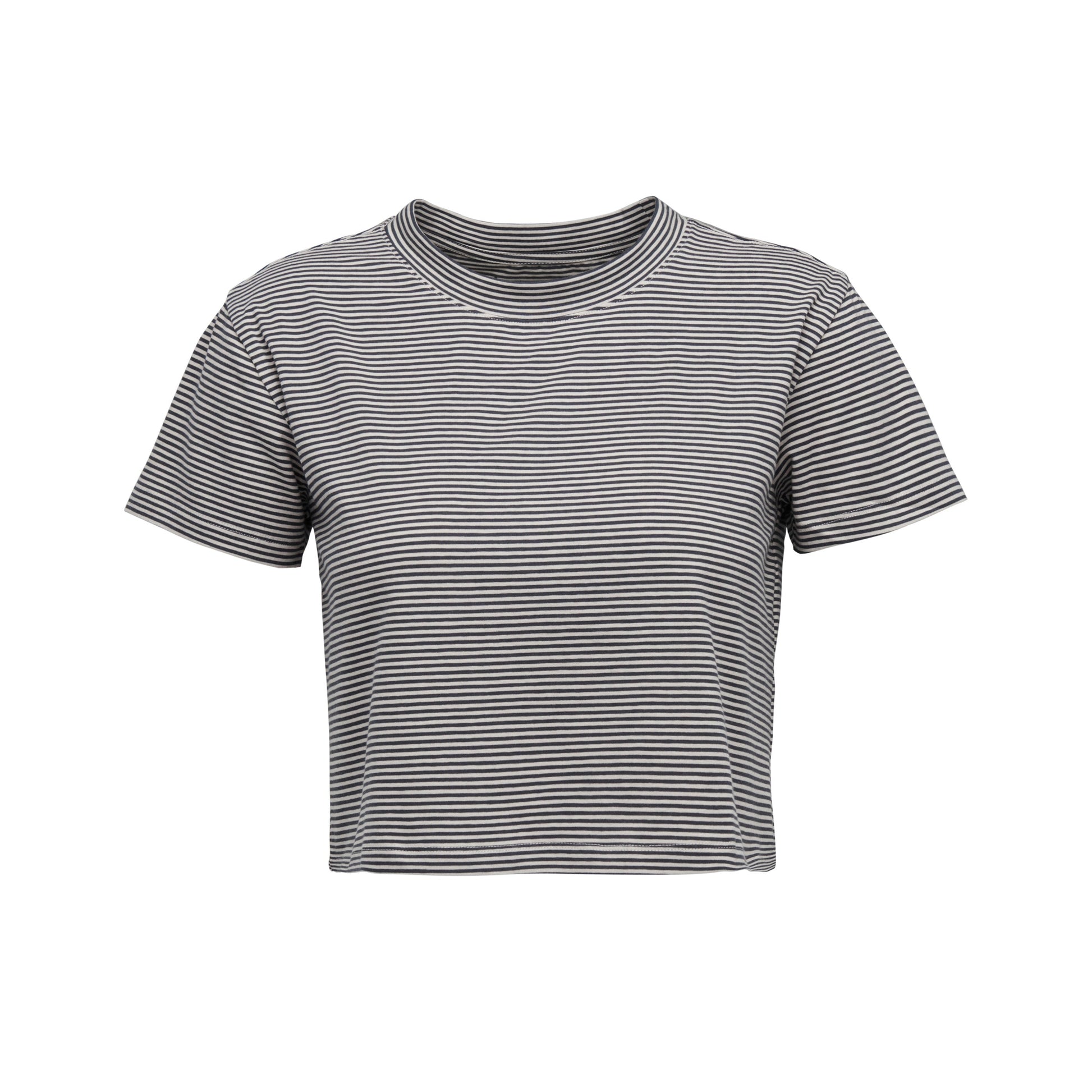 Black Diamond Women's BD Stripe Crop Short Sleeve Tee