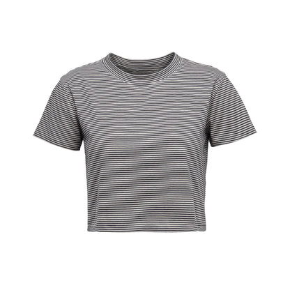 Black Diamond Women's BD Stripe Crop Short Sleeve Tee