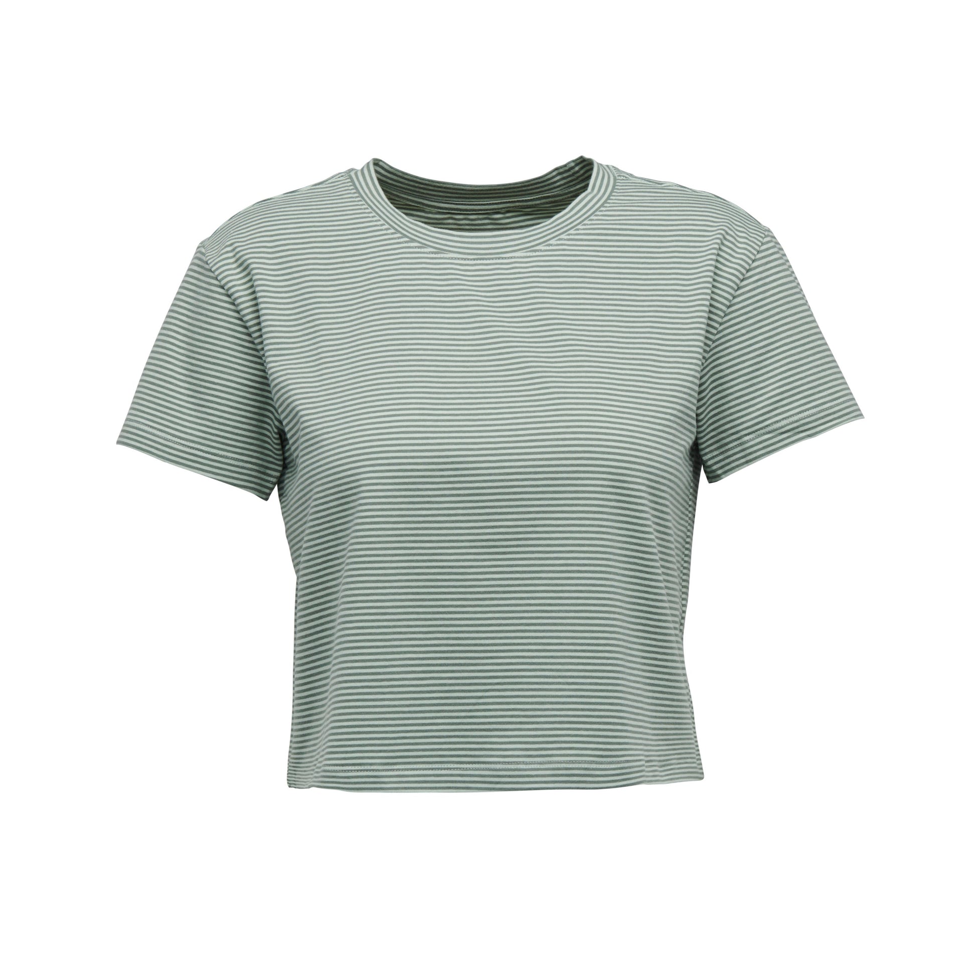 Black Diamond Women's BD Stripe Crop Short Sleeve Tee