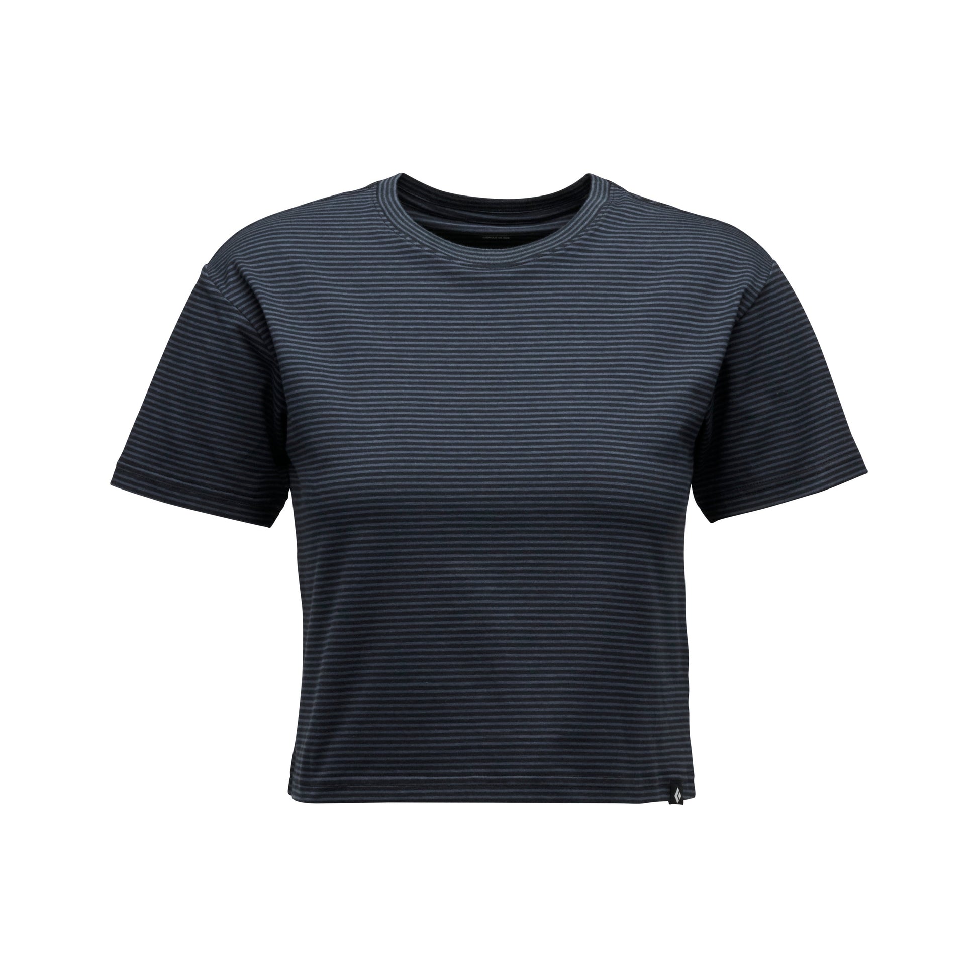 Black Diamond Women's BD Stripe Crop Short Sleeve Tee