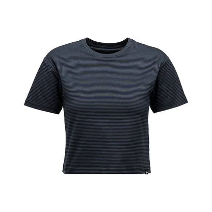 Black Diamond Women's BD Stripe Crop Short Sleeve Tee