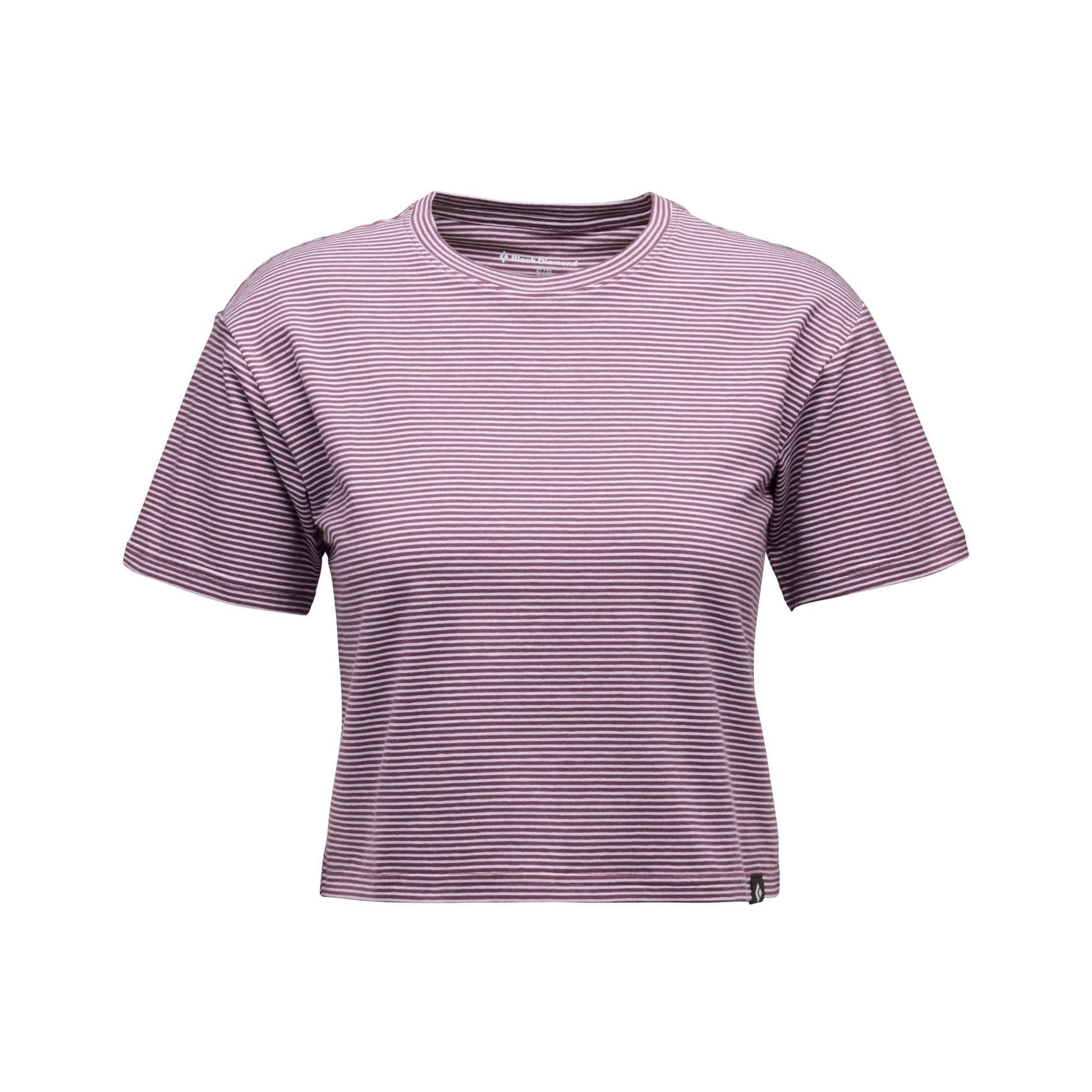 Black Diamond Women's BD Stripe Crop Short Sleeve Tee