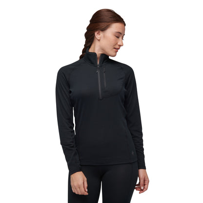 Black Diamond Women's Coefficient LT Quarter Zip Pullover