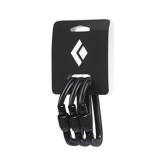 Black Diamond HotForge Screwgate Carabiner 3-Pack